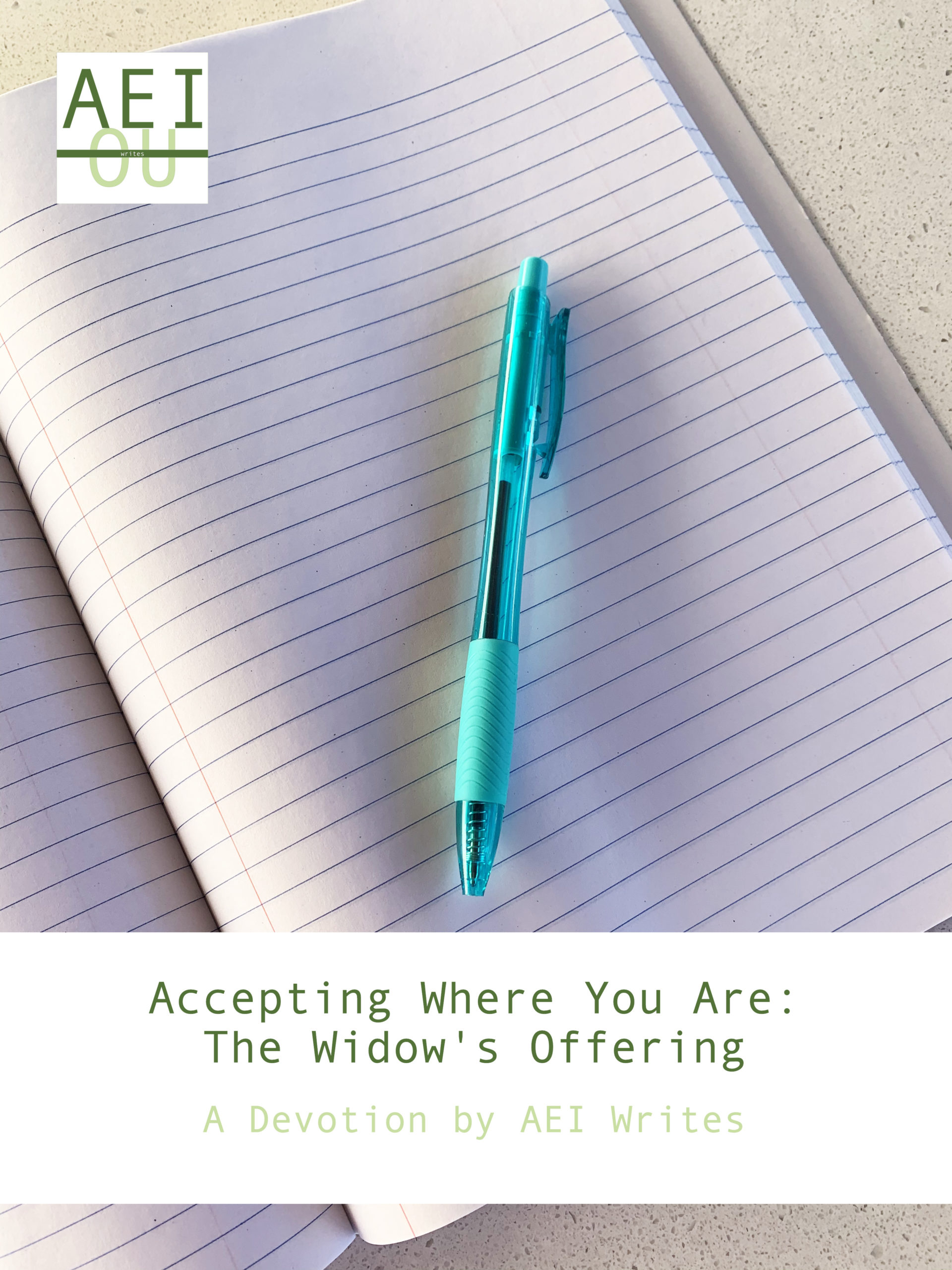 Accepting Where You Are: The Widow’s Offering